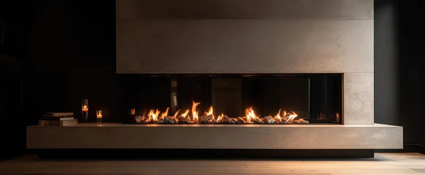 Gas Fireplace Ember Bed Design Services in Forest Park, Georgia