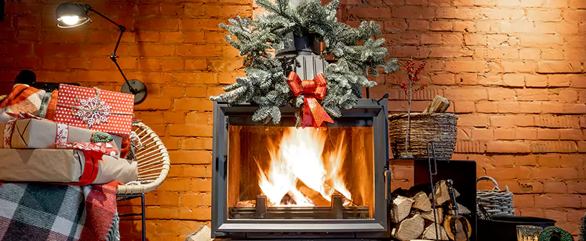 Travis Industries Linear Gas Fireplace Installation in Forest Park, Georgia