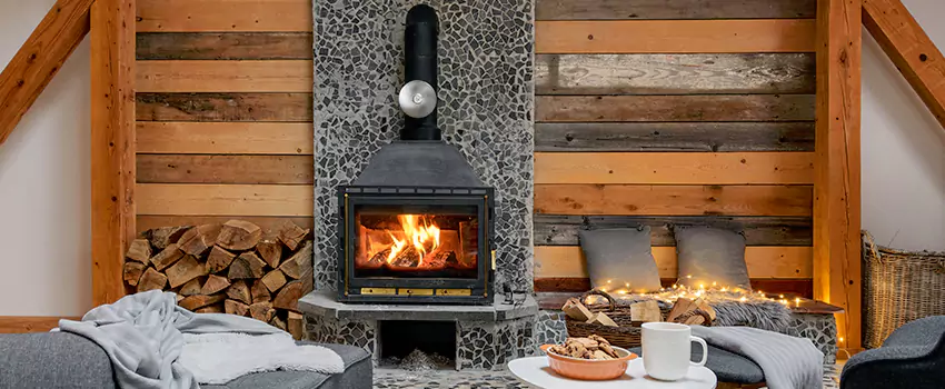 Thelin Hearth Products Direct Vent Gas Stove Fireplace Inspection in Forest Park, Georgia